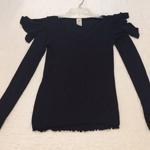 Free People black long sleeve
